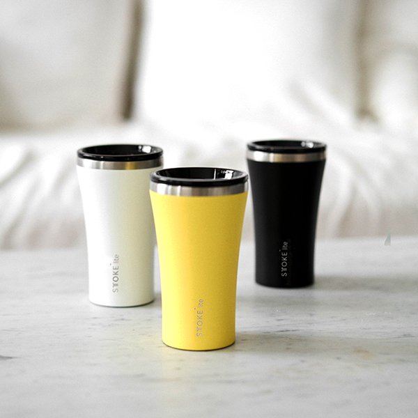 Sttoke Ceramic Classic Stainless Steel Lite Reusable Coffee Cup Quists Coffee Quists Coffee