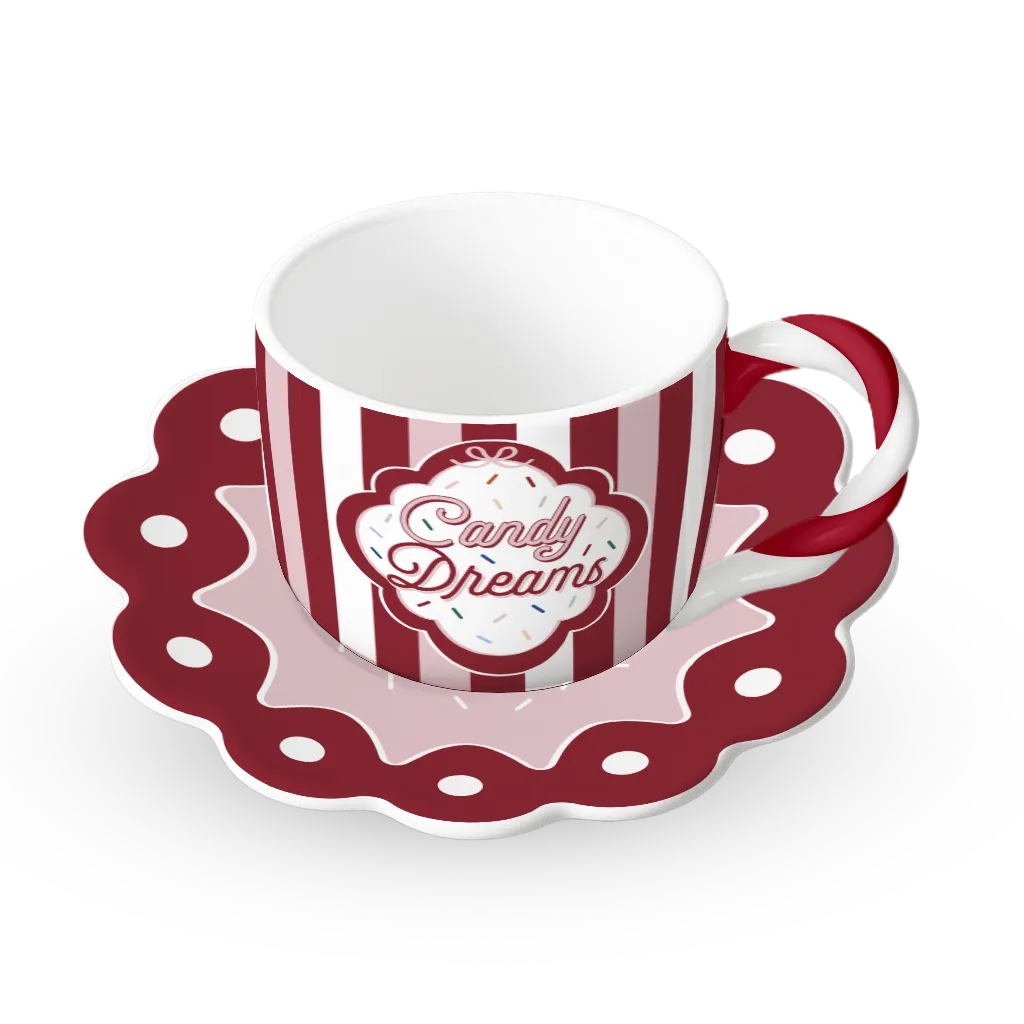 Bialetti Candyland Cups & saucers (set of 4) - Image 4
