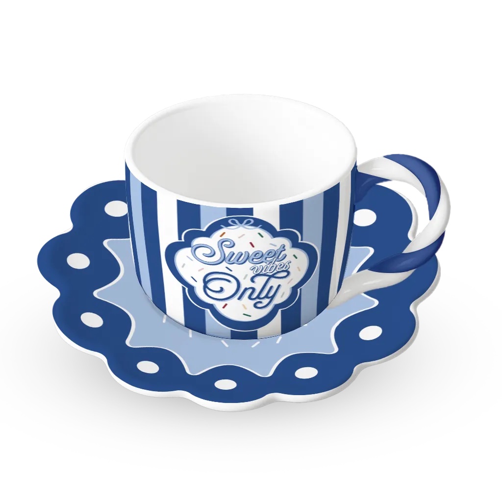 Bialetti Candyland Cups & saucers (set of 4) - Image 3