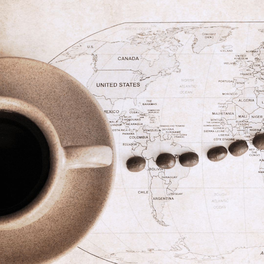 Single Origin Coffee on map