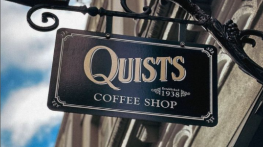 Quists CBD Coffee Shop Sign